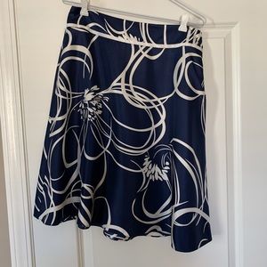 Flowing Navy Skirt